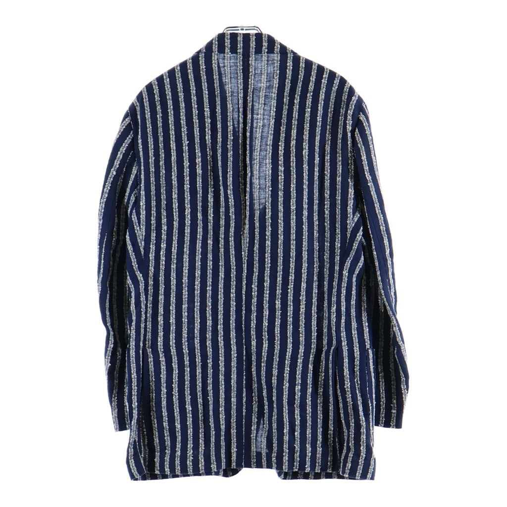 LARDINI(ラルディーニ) コットンストライプテーラードジャケット ブルー JI903Q
