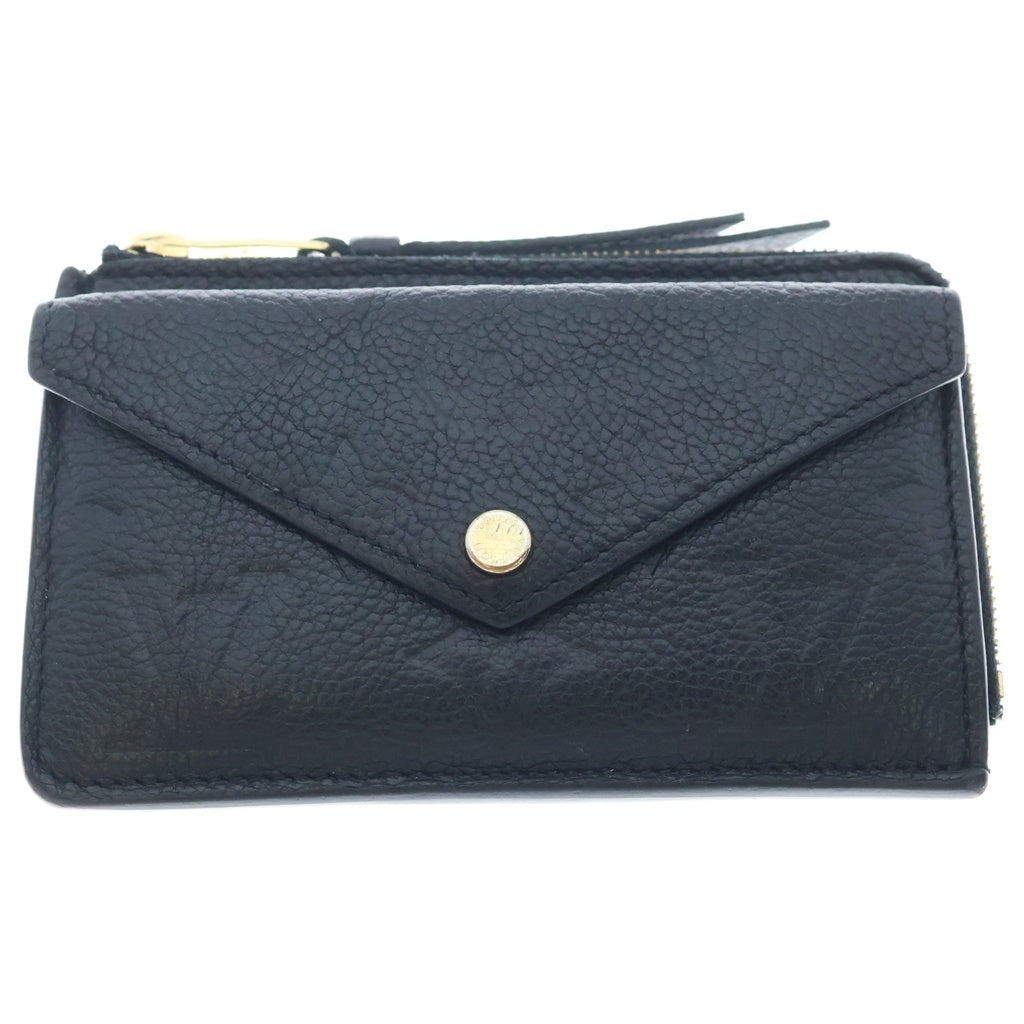 LOUIS VUITTON(ルイヴィトン) ポルトカルト レクトヴェルソ モノグラムアンプラント ノワール コインケース 財布 ブラック M69421 レディース
