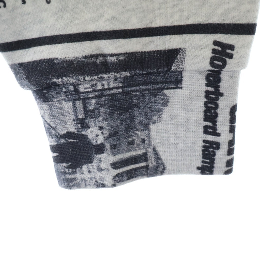KITH(キス) ×BACK TO THE FUTURE バックトゥザフューチャー ロゴデザイン クルーネック スウェット セーター グレー 26072-060-0019-3-0