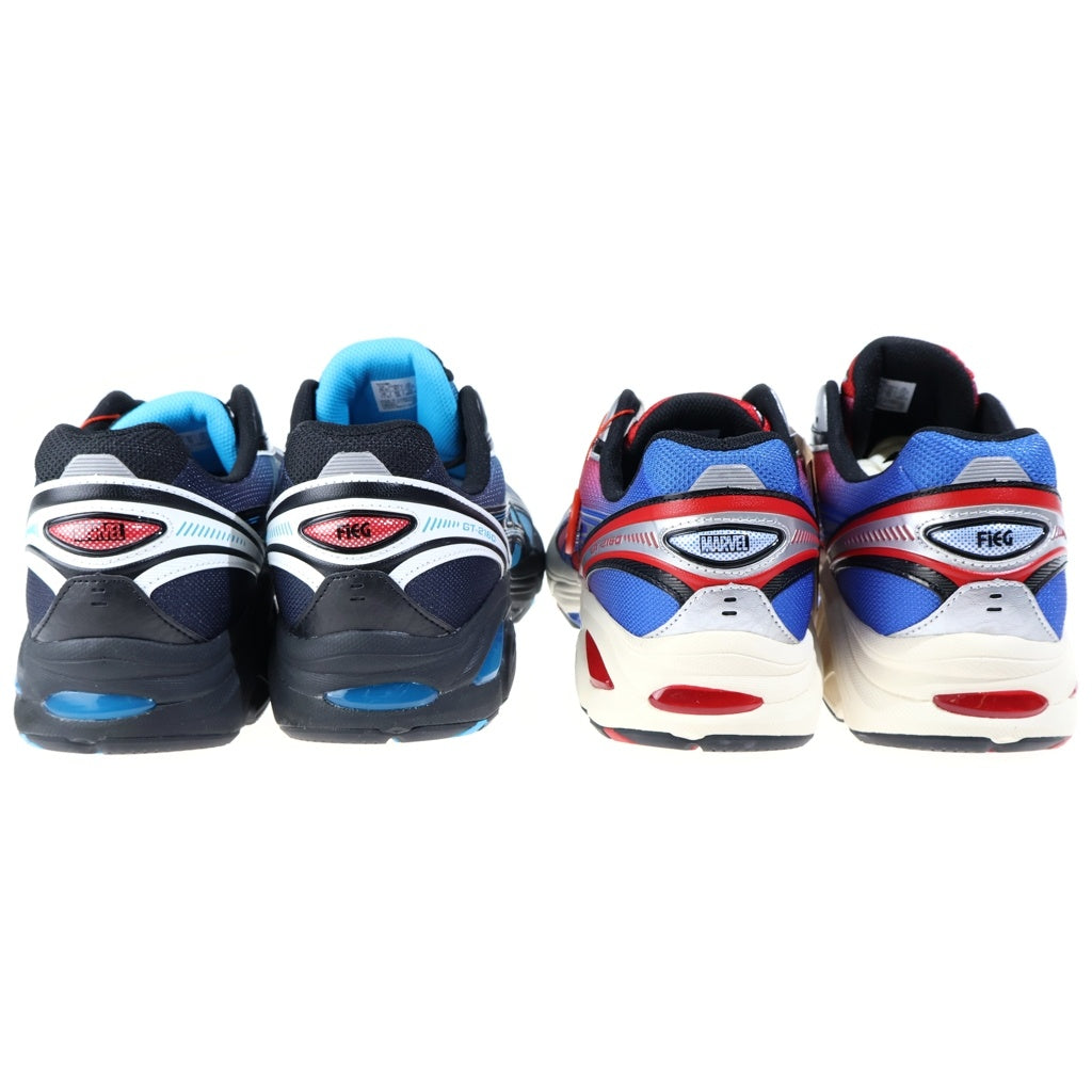 KITH(キス) ×MARVEL SUPERVILLAINS ×ASICS GT-2160 マーベルスーパーヴィランズ アシックス 2足セット ローカットスニーカー ブルー レッド US12/30cm 1203A660
