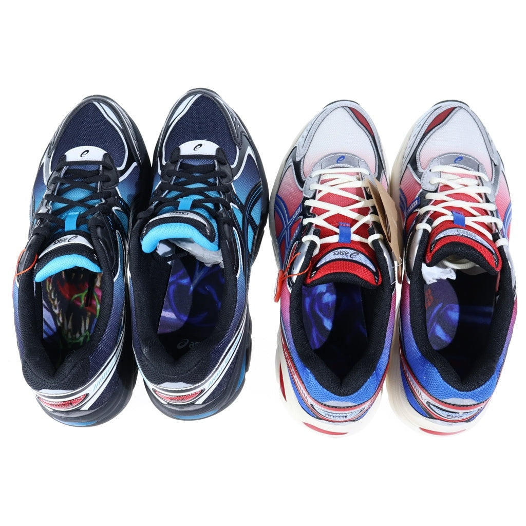 KITH(キス) ×MARVEL SUPERVILLAINS ×ASICS GT-2160 マーベルスーパーヴィランズ アシックス 2足セット ローカットスニーカー ブルー レッド US12/30cm 1203A660