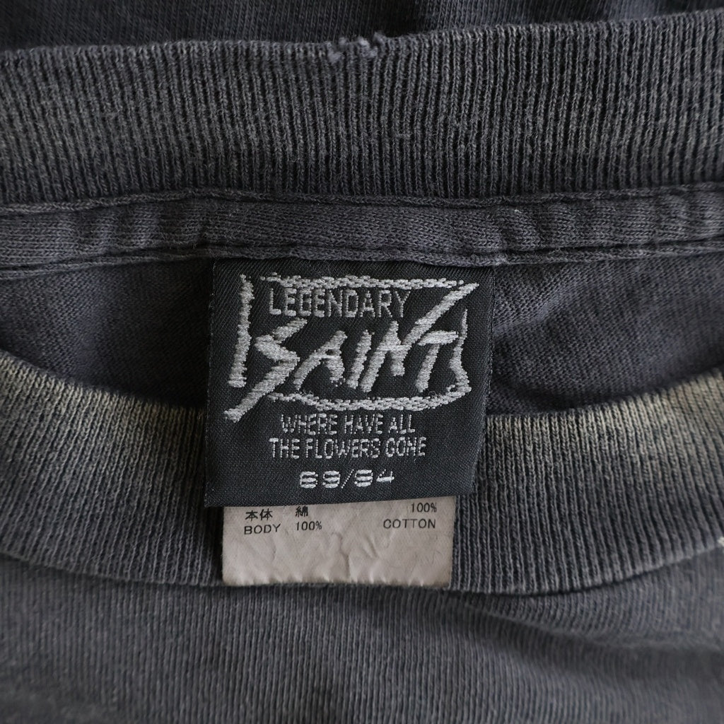 SAINT MICHAEL(セントマイケル) 26SS ABSOLUTE アブソリュート ロゴデザイン クルーネック カットソー 半袖Tシャツ ブラック SM-MK8-0000-C07