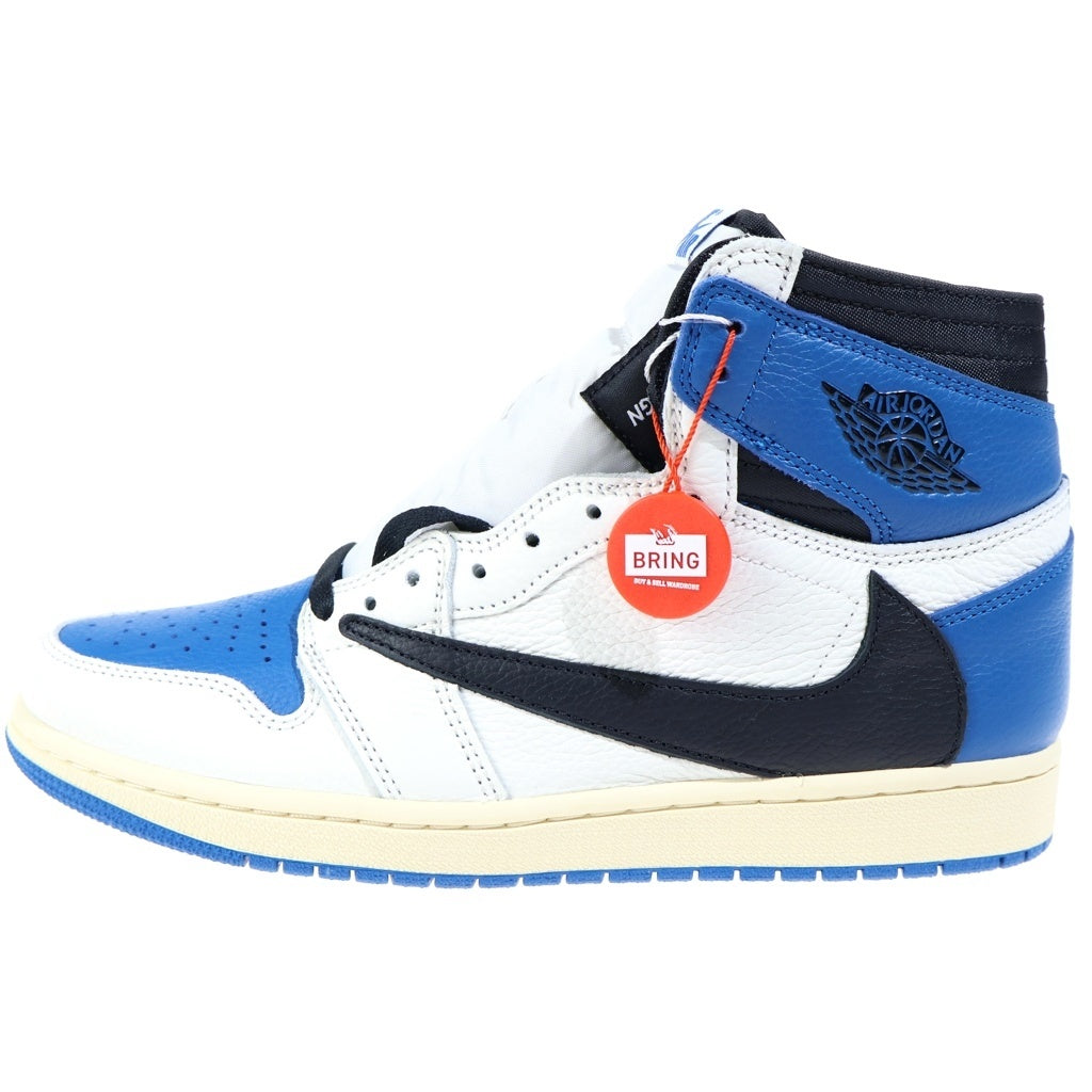 NIKE(ナイキ) ×TRAVIS SCOTT ×FRAGMENT AIR JORDAN1 RETRO HIGH OG SP トラヴィススコット フラグメント エアジョーダン1 ハイカットスニーカー US9/27.0cm DH3227-105