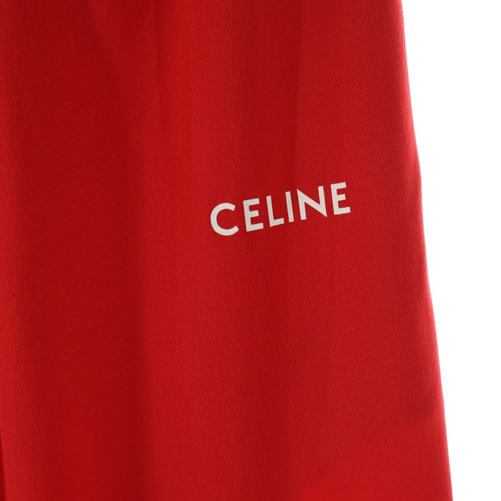 CELINE(セリーヌ) ロゴデザイン ドローストリング スウェットパンツ レッド 2Z1351210