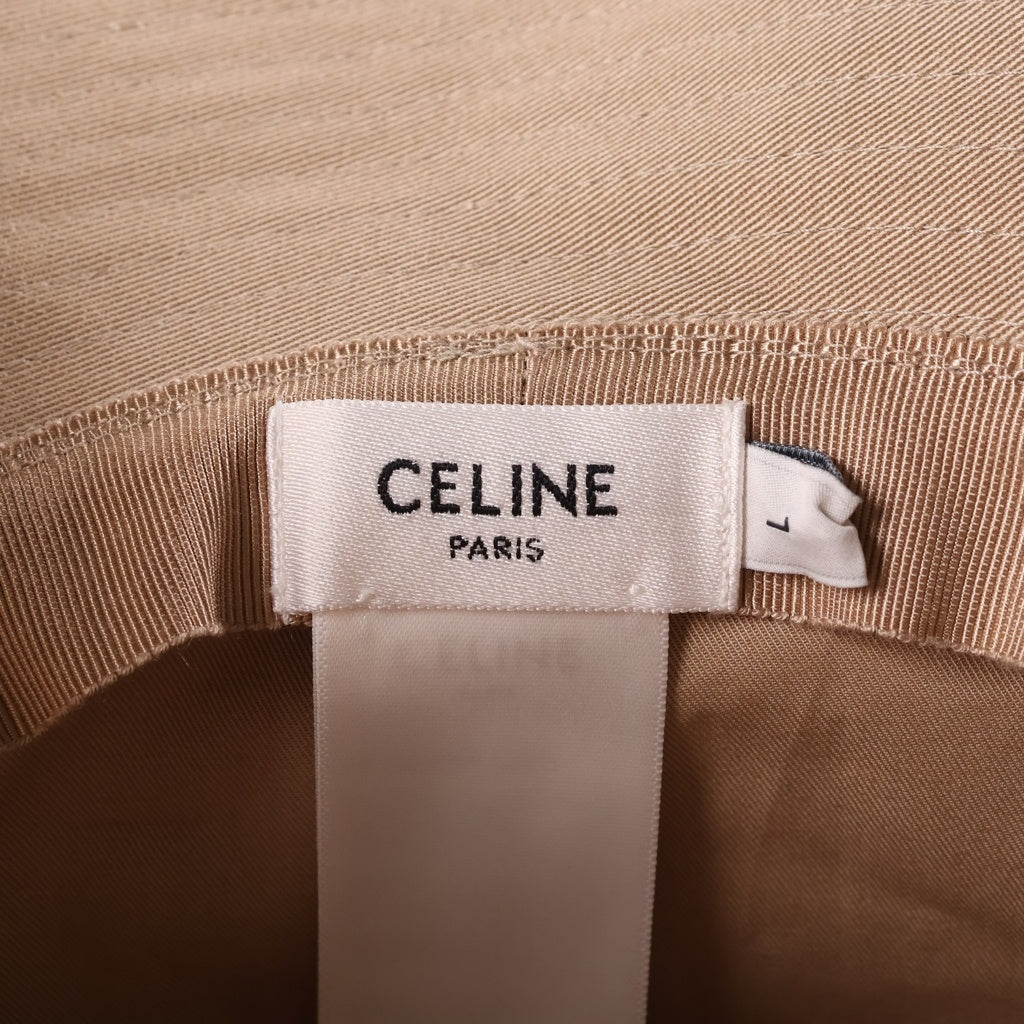 CELINE(セリーヌ) ロゴデザイン バケットハット 帽子 ベージュ 2AU3B968P .03BM レディース