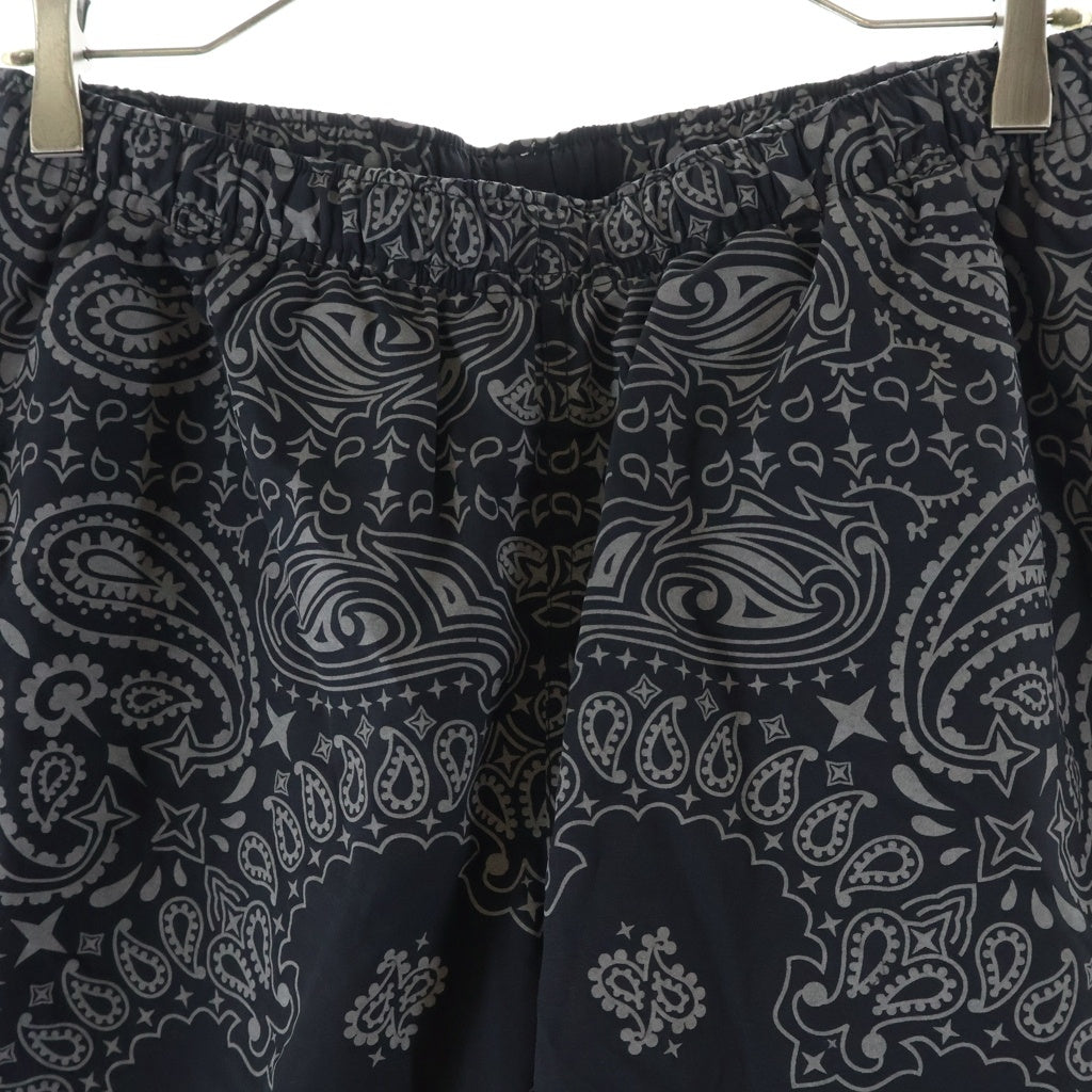SUPREME(シュプリーム) 26SS Reflective Bandana Track Pant リフレクティブ バンダナ柄 トラックパンツ ブラック