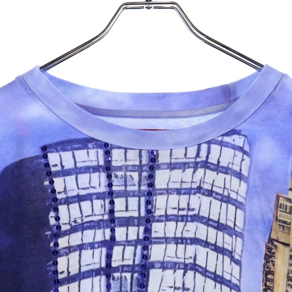 SUPREME(シュプリーム) 25SS Skyline Sequin LS Top スカイライン シークイン エルエス クルーネック カットソー 長袖Tシャツ マルチ