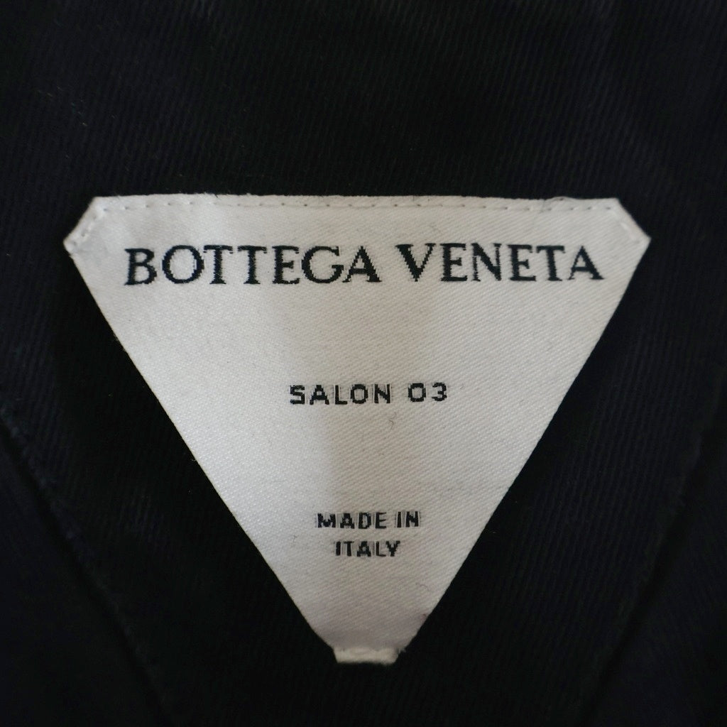 BOTTEGA VENETA(ボッテガヴェネタ) オーバーサイズ カバーオール 半袖シャツ ブラック
