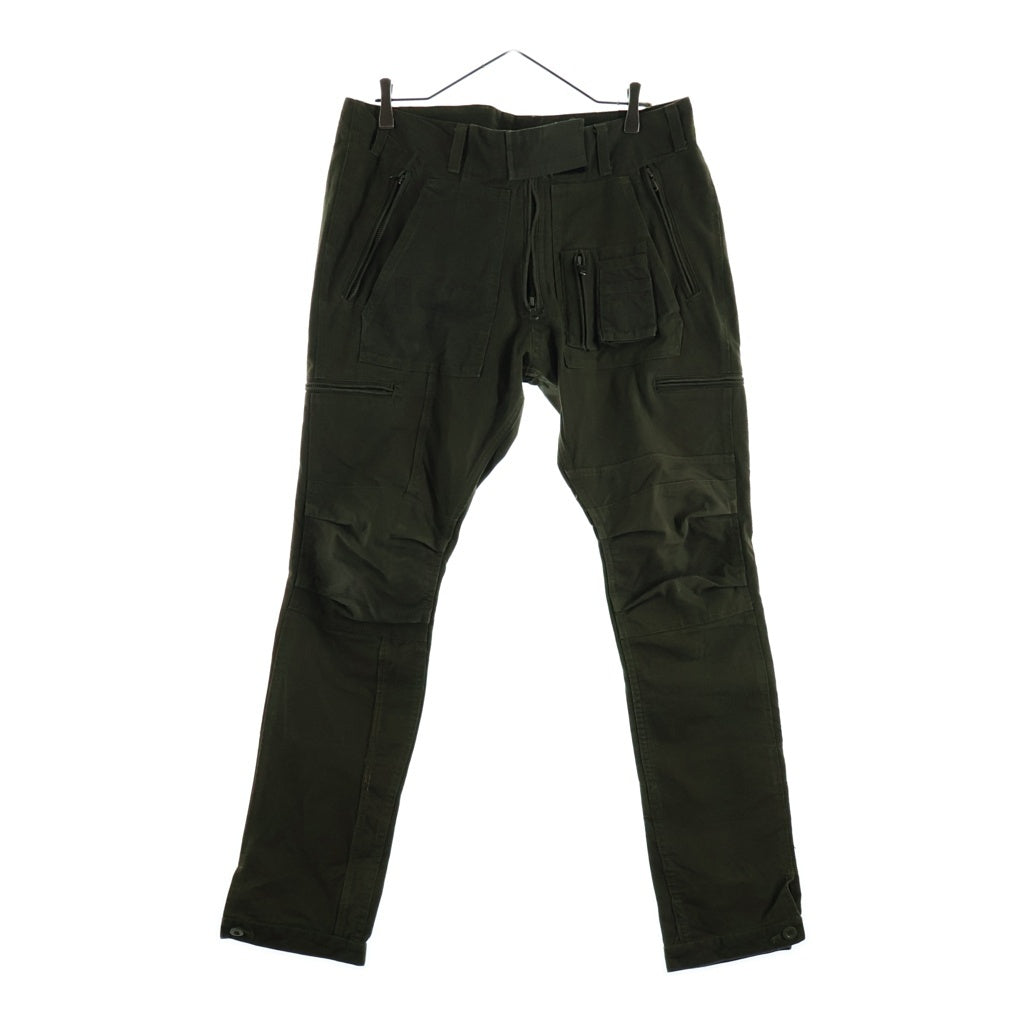 ISAMU KATAYAMA BACKLASH(イサムカタヤマバックラッシュ) 16AW ×RIPVANWINKLE × リップヴァンウィンクル リメイクジョッパー パラシュートパンツ カーキ BLR-003