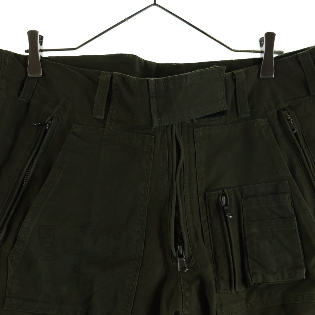 ISAMU KATAYAMA BACKLASH(イサムカタヤマバックラッシュ) 16AW ×RIPVANWINKLE × リップヴァンウィンクル リメイクジョッパー パラシュートパンツ カーキ BLR-003