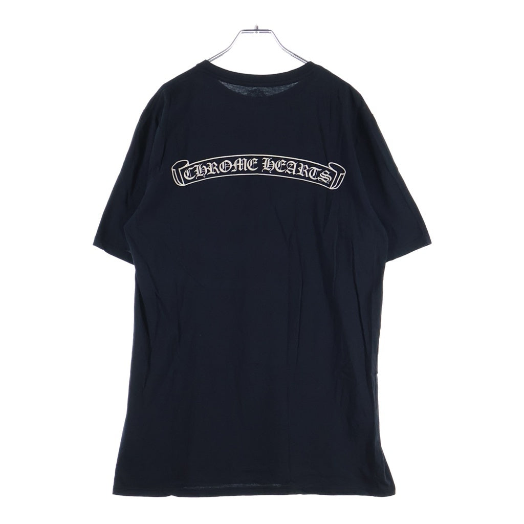 CHROME HEARTS(クロムハーツ) Horseshoe Short Sleeve Tee ホースシュー バックスクロールラベル 半袖Tシャツ カットソー ブラック