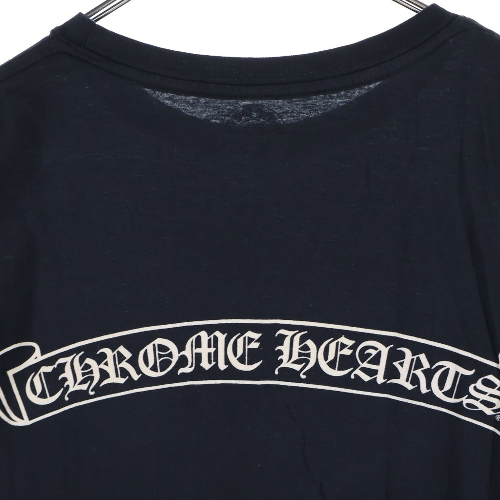 CHROME HEARTS(クロムハーツ) Horseshoe Short Sleeve Tee ホースシュー バックスクロールラベル 半袖Tシャツ カットソー ブラック