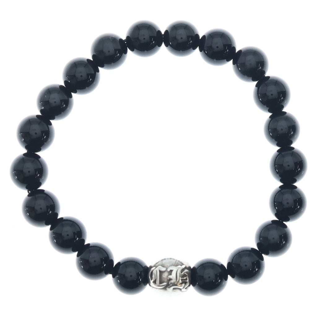 CHROME HEARTS(クロムハーツ) 10mm BEAD ビーズブレスレット ブラック