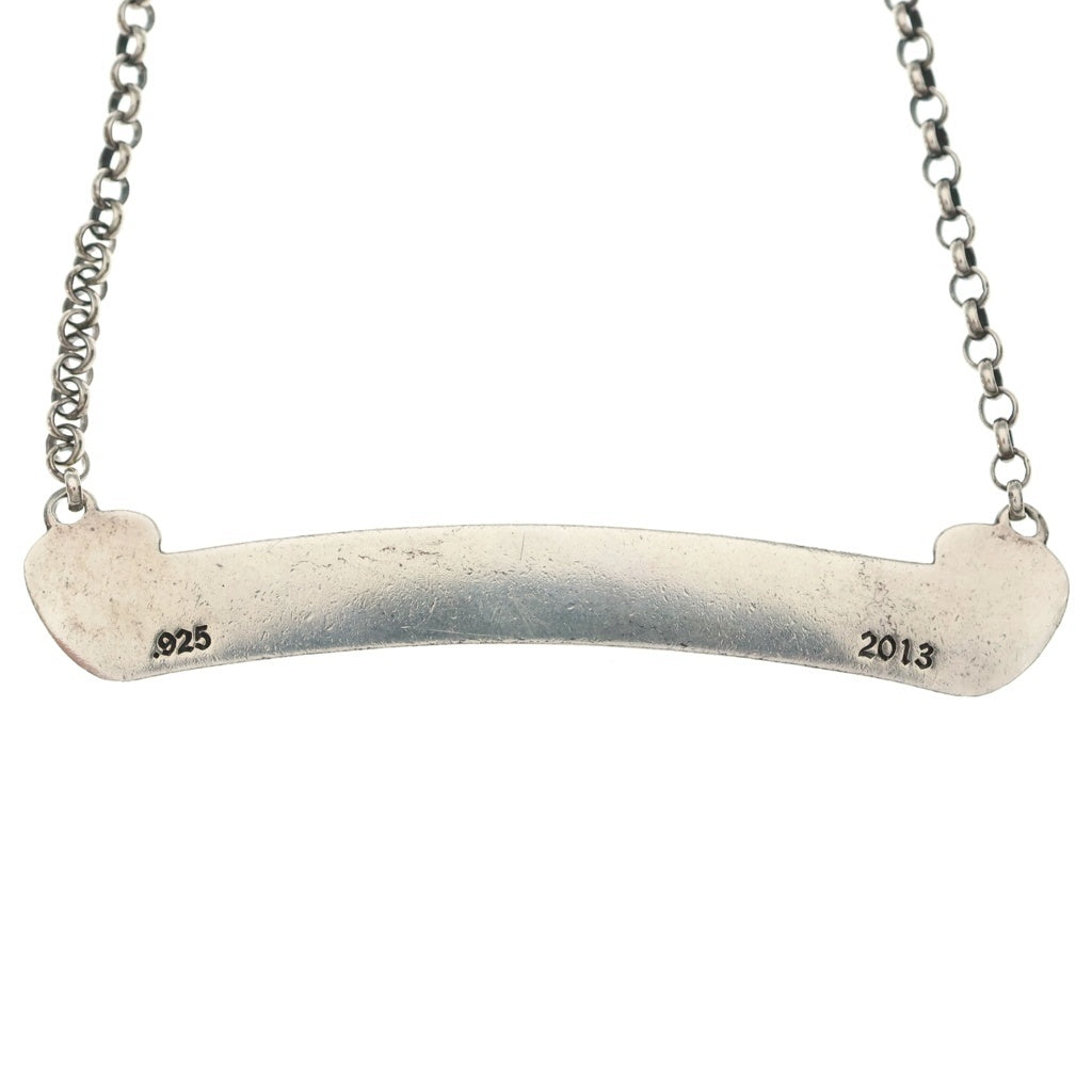 CHROME HEARTS(クロムハーツ) SCORLL LABEL NECKCHAIN CHAIN 18INCH スクロールラベル ロールチェーンネックレス シルバー