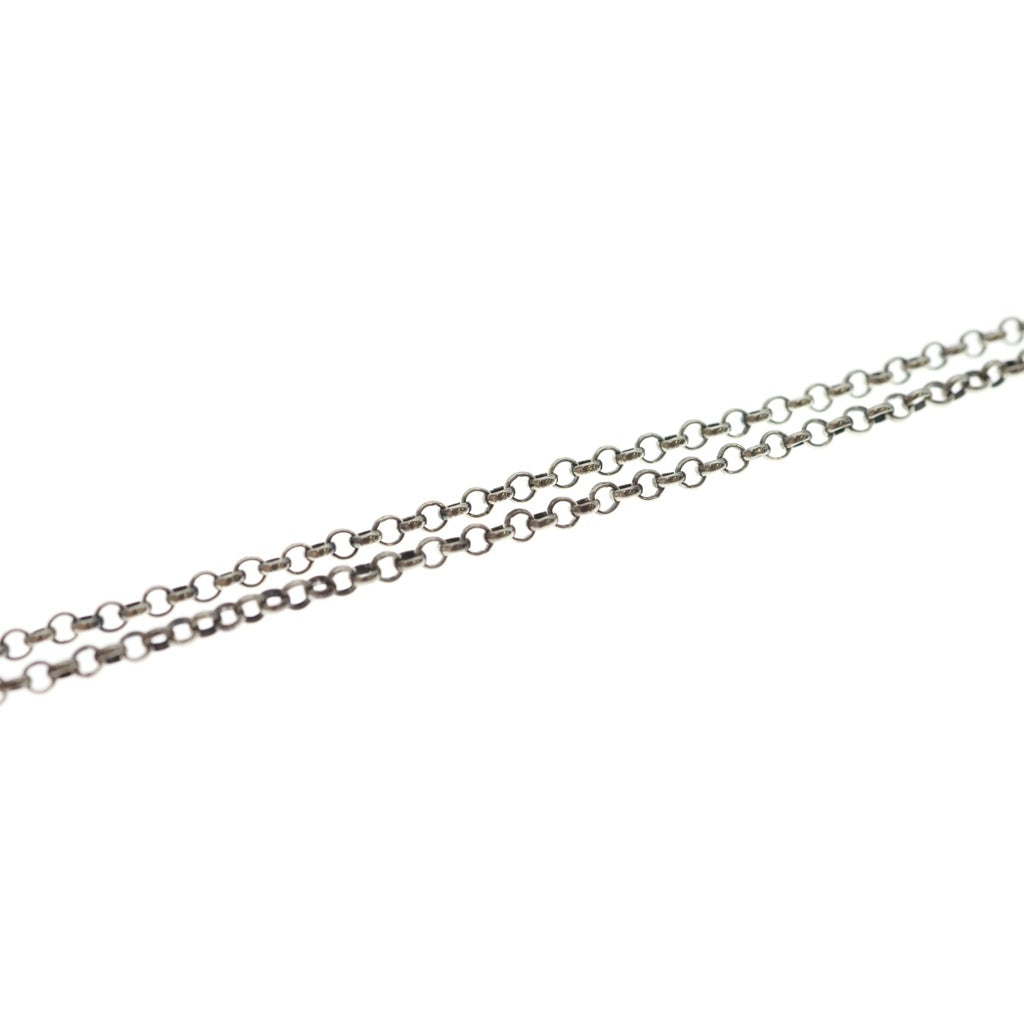 CHROME HEARTS(クロムハーツ) SCORLL LABEL NECKCHAIN CHAIN 18INCH スクロールラベル ロールチェーンネックレス シルバー