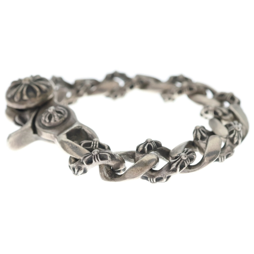 CHROME HEARTS(クロムハーツ) FNCY CHN LNK ファンシーリンククリップブレスレット 13リンク シルバー BCA145