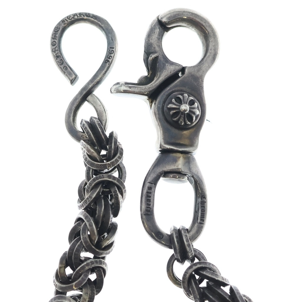 CHROME HEARTS(クロムハーツ) DOUBLE B-RING WALLET CHAIN LONG 1CLIP ダブルBリング ウォレットチェーン ロング1クリップ シルバー