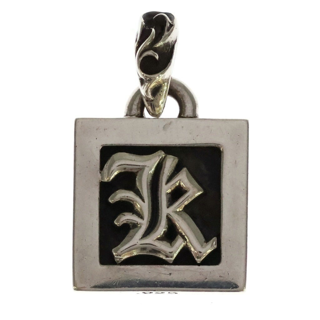 CHROME HEARTS(クロムハーツ) FRAMED LETTER BLOCK フレームド レターブロック K アルファベットチャーム シルバー レディース
