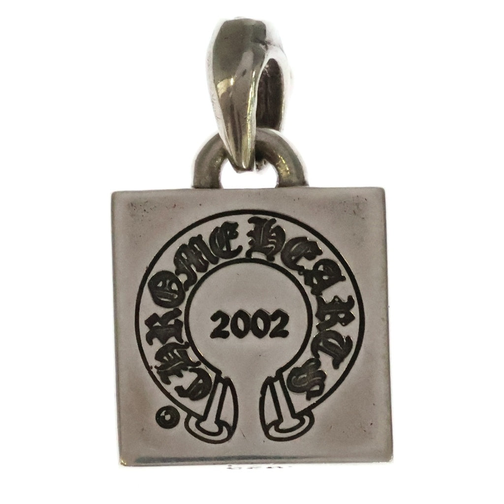 CHROME HEARTS(クロムハーツ) FRAMED LETTER BLOCK フレームド レターブロック K アルファベットチャーム シルバー レディース