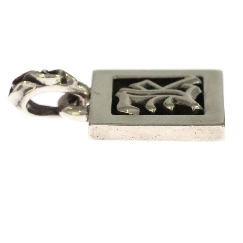 CHROME HEARTS(クロムハーツ) FRAMED LETTER BLOCK フレームド レターブロック K アルファベットチャーム シルバー レディース