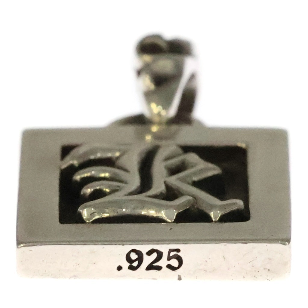 CHROME HEARTS(クロムハーツ) FRAMED LETTER BLOCK フレームド レターブロック K アルファベットチャーム シルバー レディース
