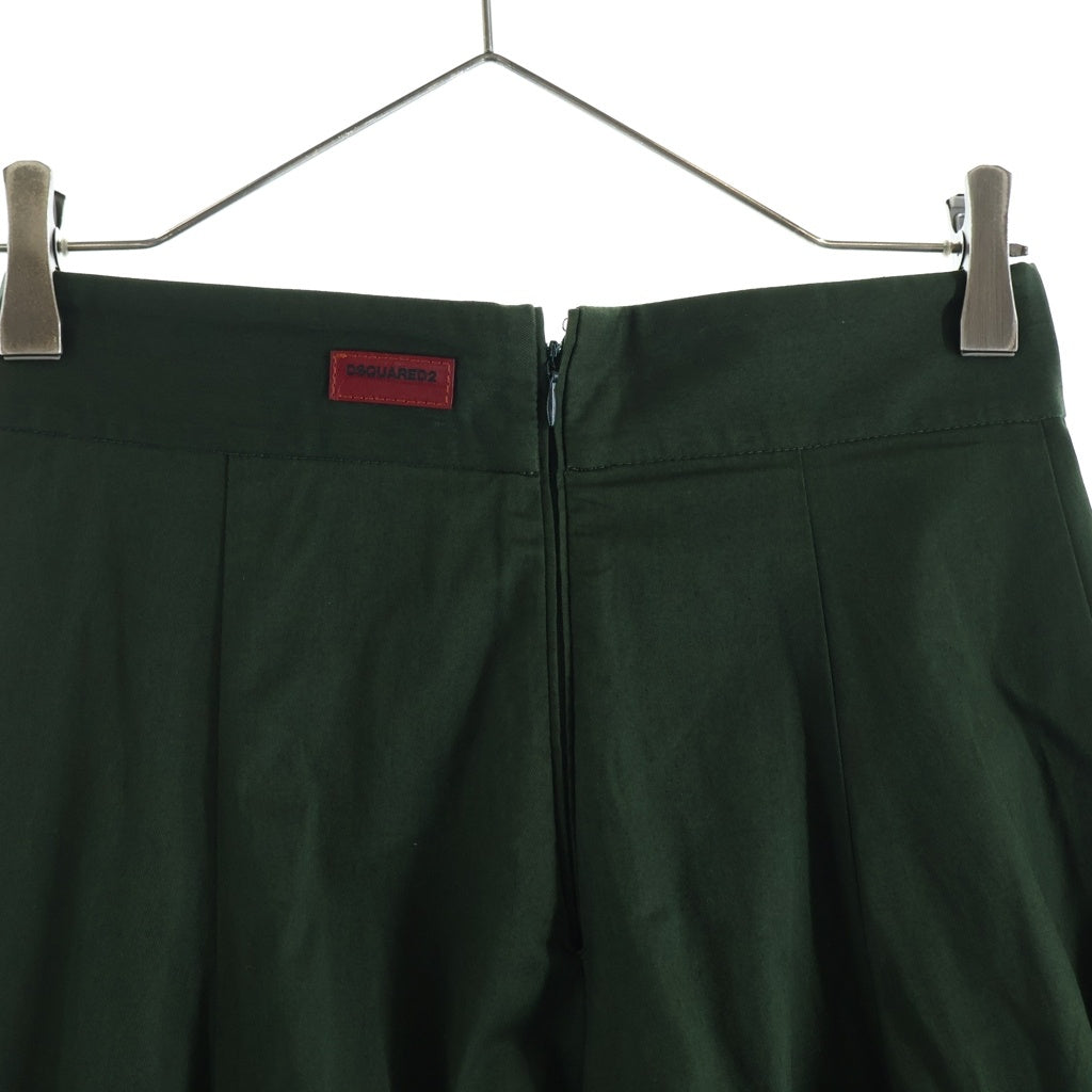 DSQUARED2(ディースクエアード) グリーンカラースカート グリーン S75MA0794 S35175 レディース