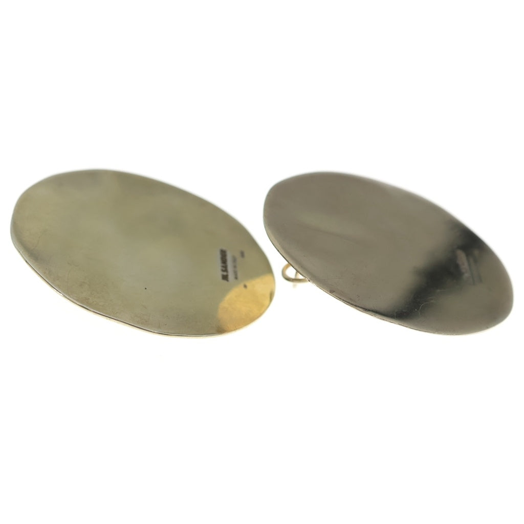 JIL SANDER(ジルサンダー) ラウンド型メタルピンピアス ゴールド