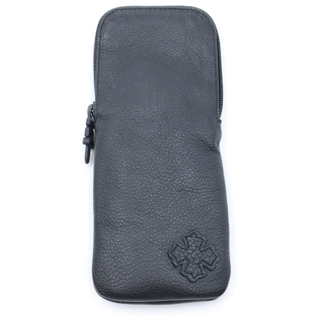 CHROME HEARTS(クロムハーツ) BONENNOISSEUR 2 テンプルCHクロス ハーフリム サングラス アイウェア 眼鏡 ブラック/ゴールド