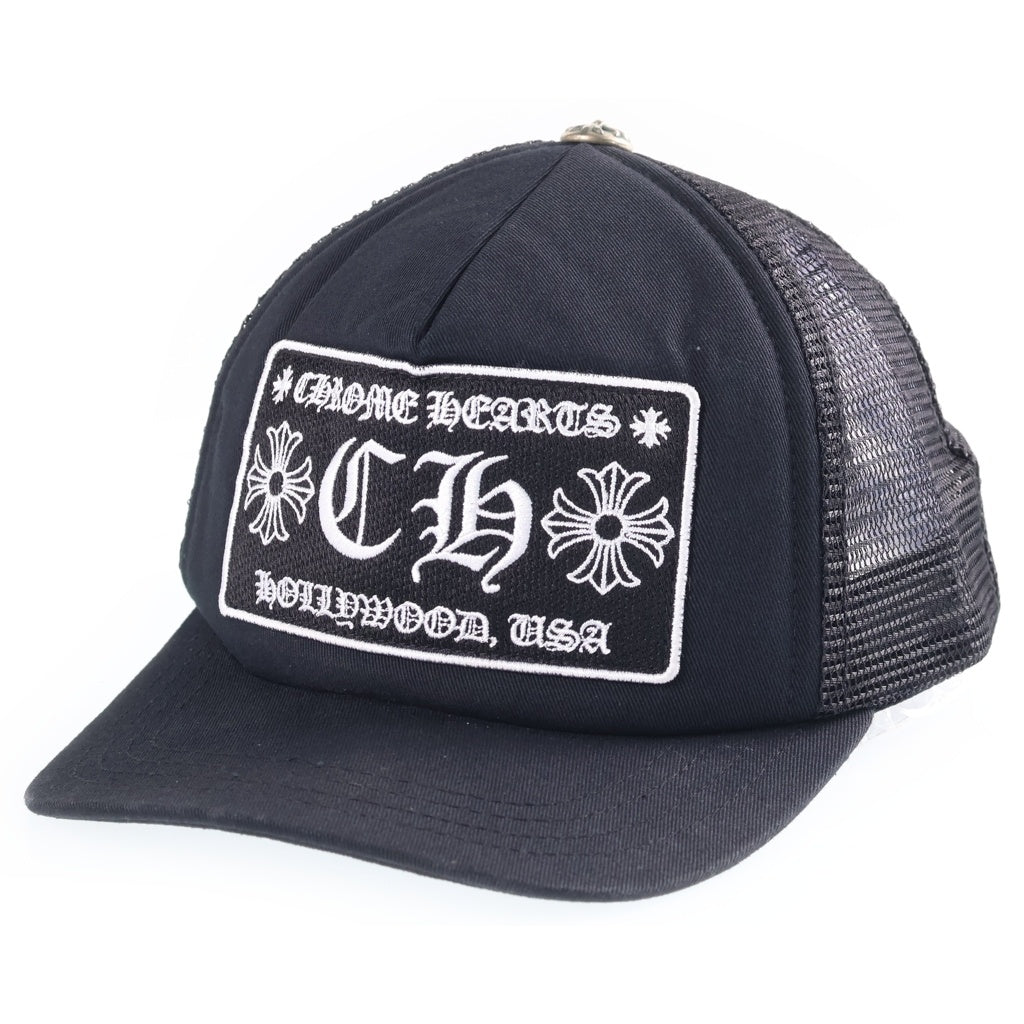 CHROME HEARTS(クロムハーツ) TRUCKER CAP CHパッチ メッシュ トラッカーキャップ 帽子 ブラック