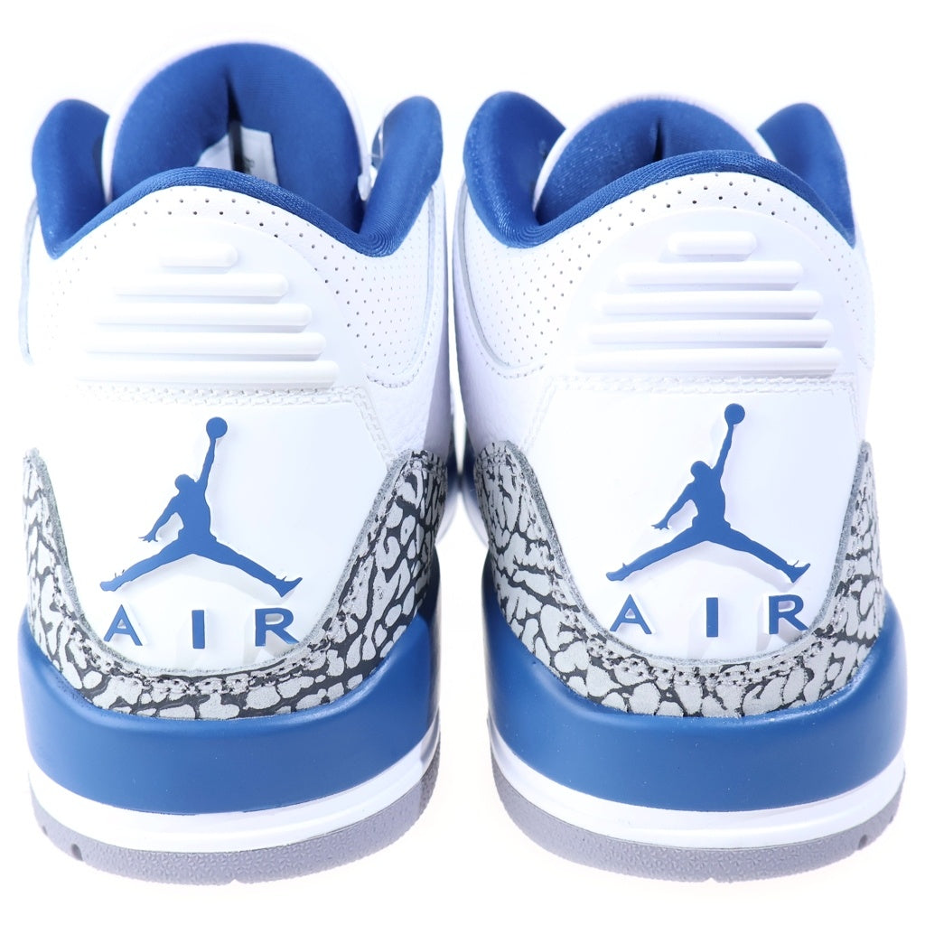 NIKE(ナイキ) AIR JORDAN 3 RETRO TRUE BLUE エアジョーダン3 レトロ トゥルーブルー ローカットスニーカー ホワイト/ブルー US10/28cm CT8532-148