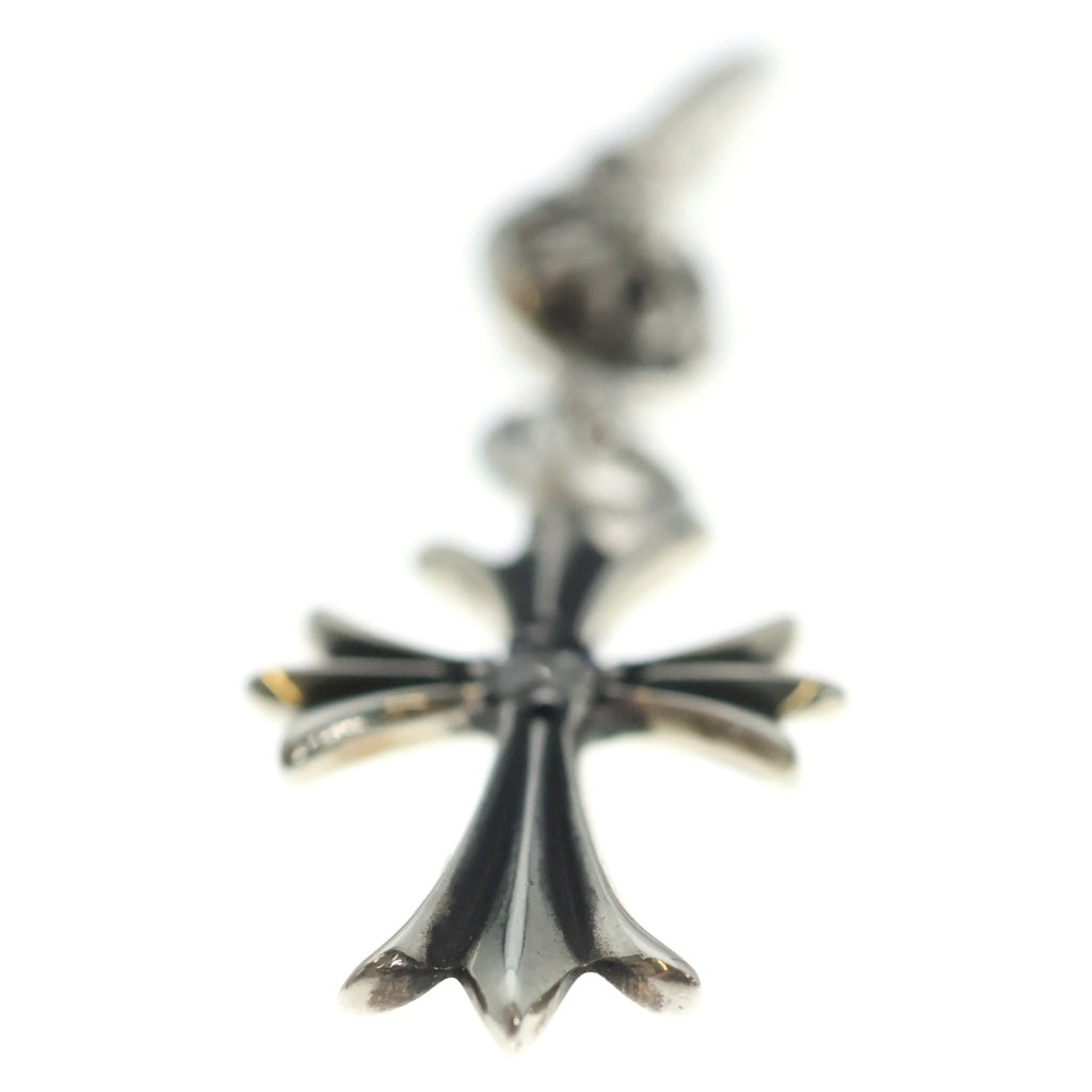 CHROME HEARTS(クロムハーツ) 1B TNY CH CRS 1DIA 1ボールタイニーCHクロス 1ダイヤ チャーム シルバーネックレストップ