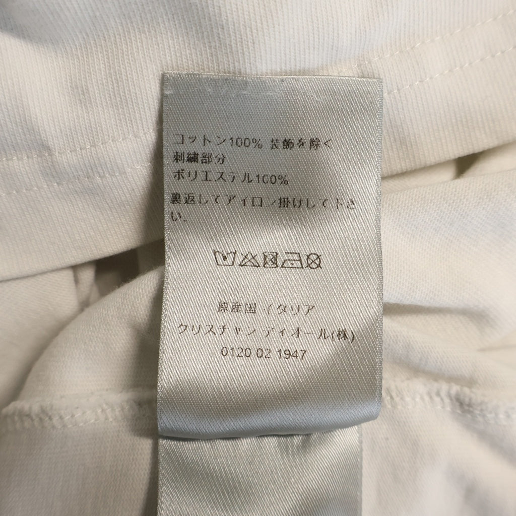 DIOR(ディオール) ロゴ刺繍 半袖Tシャツ カットソー ホワイト 313J696A0554