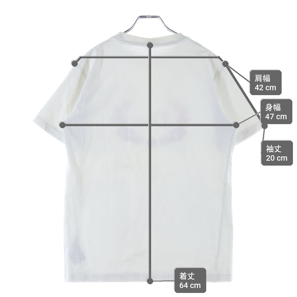 DIOR(ディオール) ロゴ刺繍 半袖Tシャツ カットソー ホワイト 313J696A0554