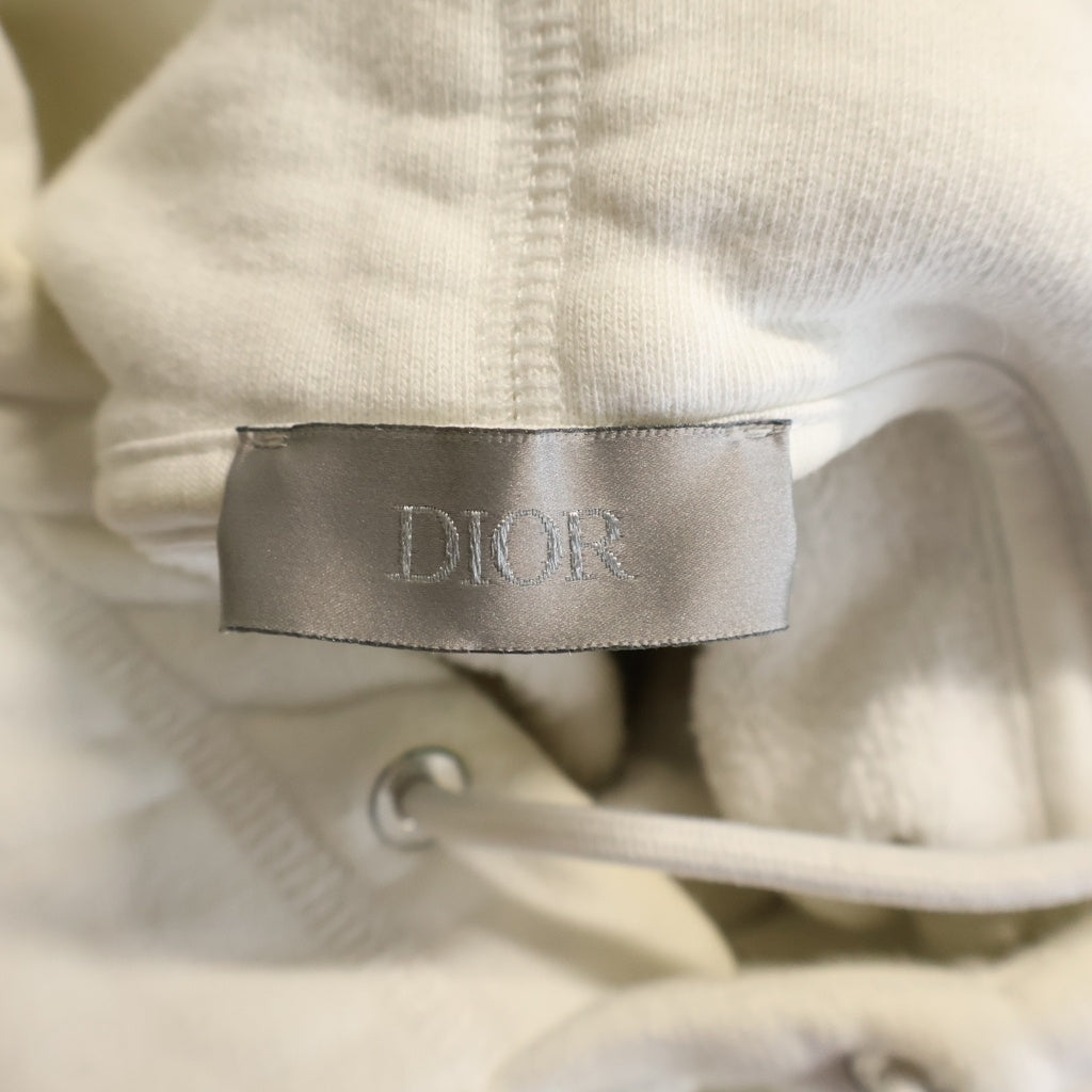 DIOR(ディオール) アトリエロゴ プルオーバーパーカー フーディー ホワイト 043J646A0531