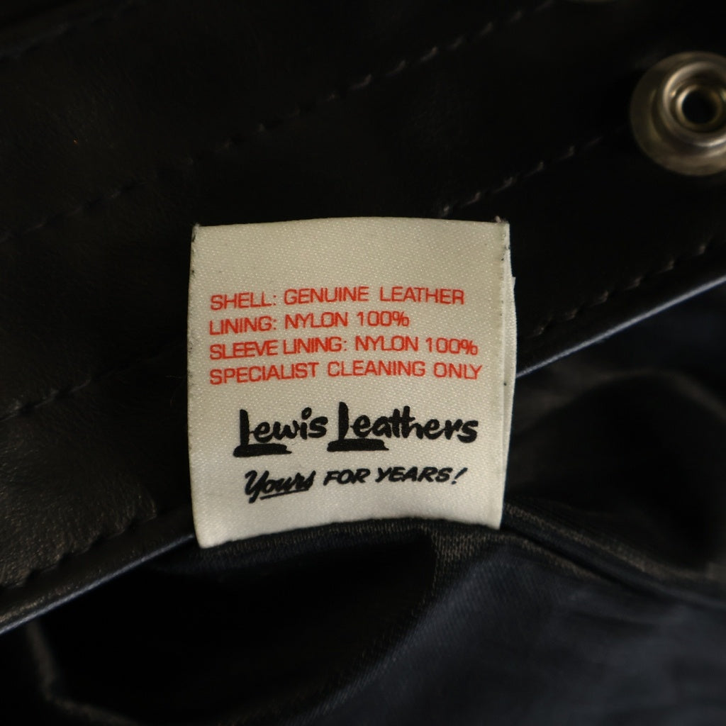 Lewis Leathers(ルイスレザー) 441T タイトフィットロング丈 サイクロン レザージャケット ブラック
