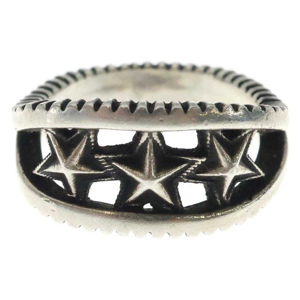 CODY SANDERSON(コディーサンダーソン) 3STAR CUT OUT RING 指輪 シルバー
