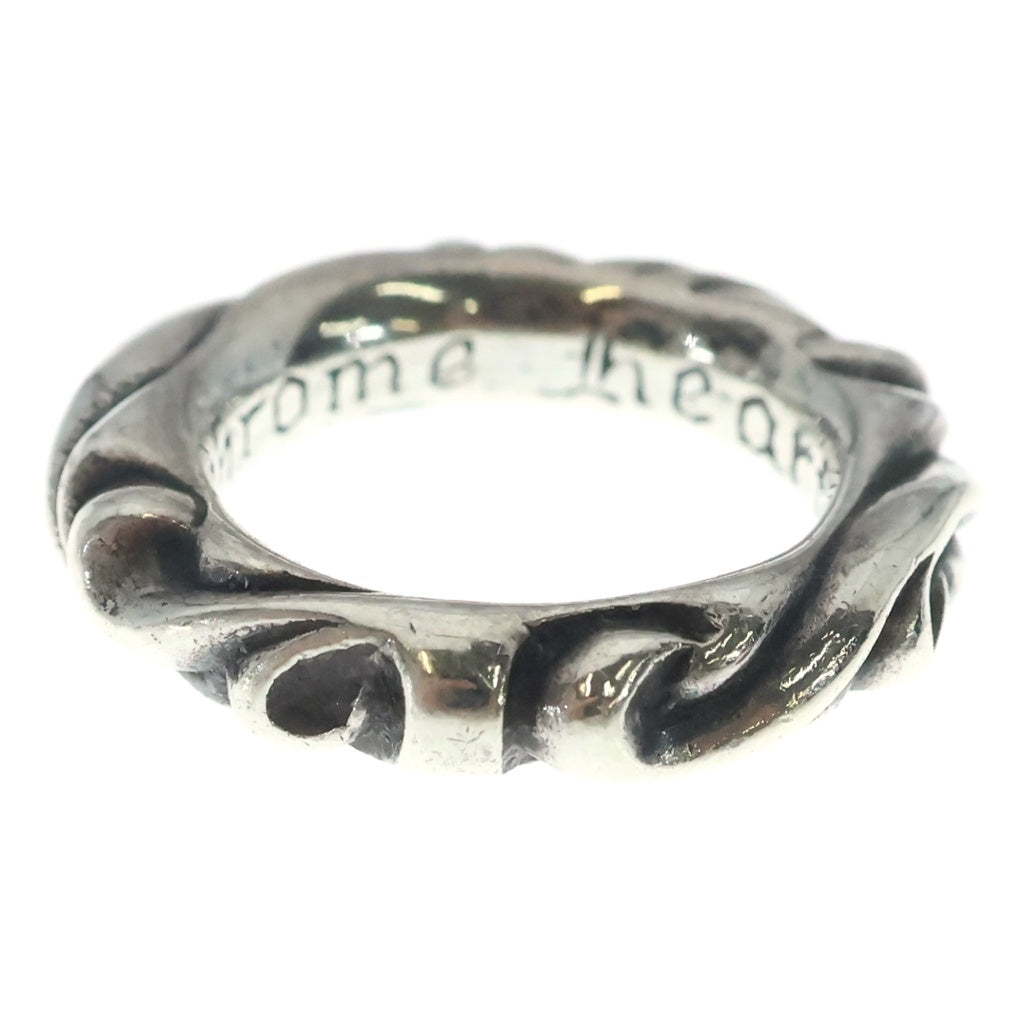 CHROME HEARTS(クロムハーツ) SCRL BAND スクロールバンド リング シルバー BCA351