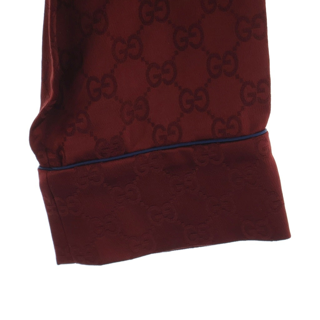 GUCCI(グッチ) GG総柄 レーヨン 長袖シャツ レッド レディース 836292 Z7ADF