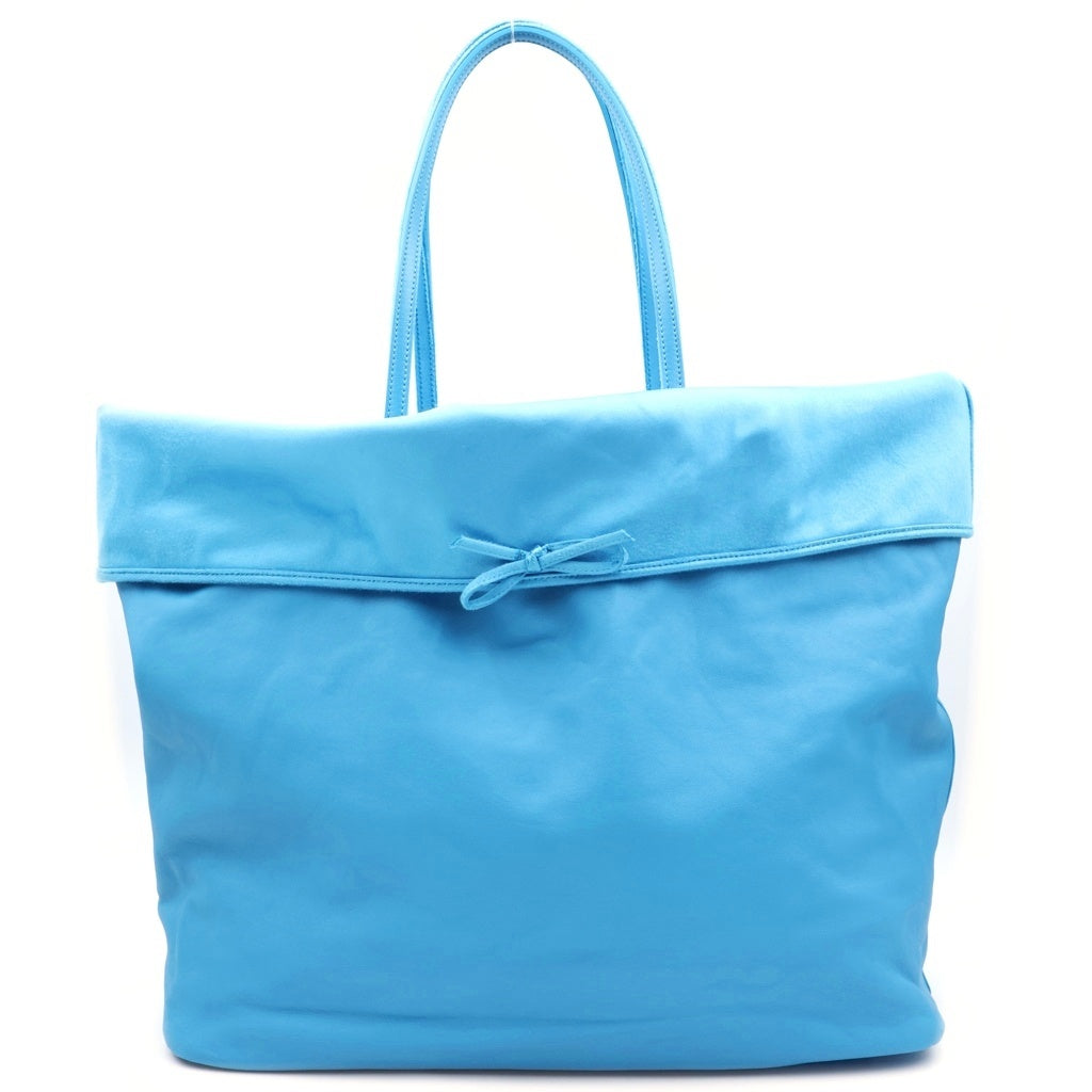 BALENCIAGA(バレンシアガ) LEOPOLDA XL サテン トートバッグ ブルー 789817 レディース