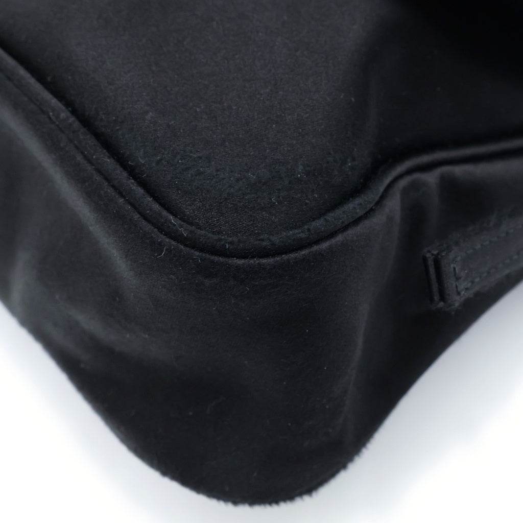 BALENCIAGA(バレンシアガ) LEOPOLDA POCHETTE サテン ショルダーバッグ ブラック 791997 レディース