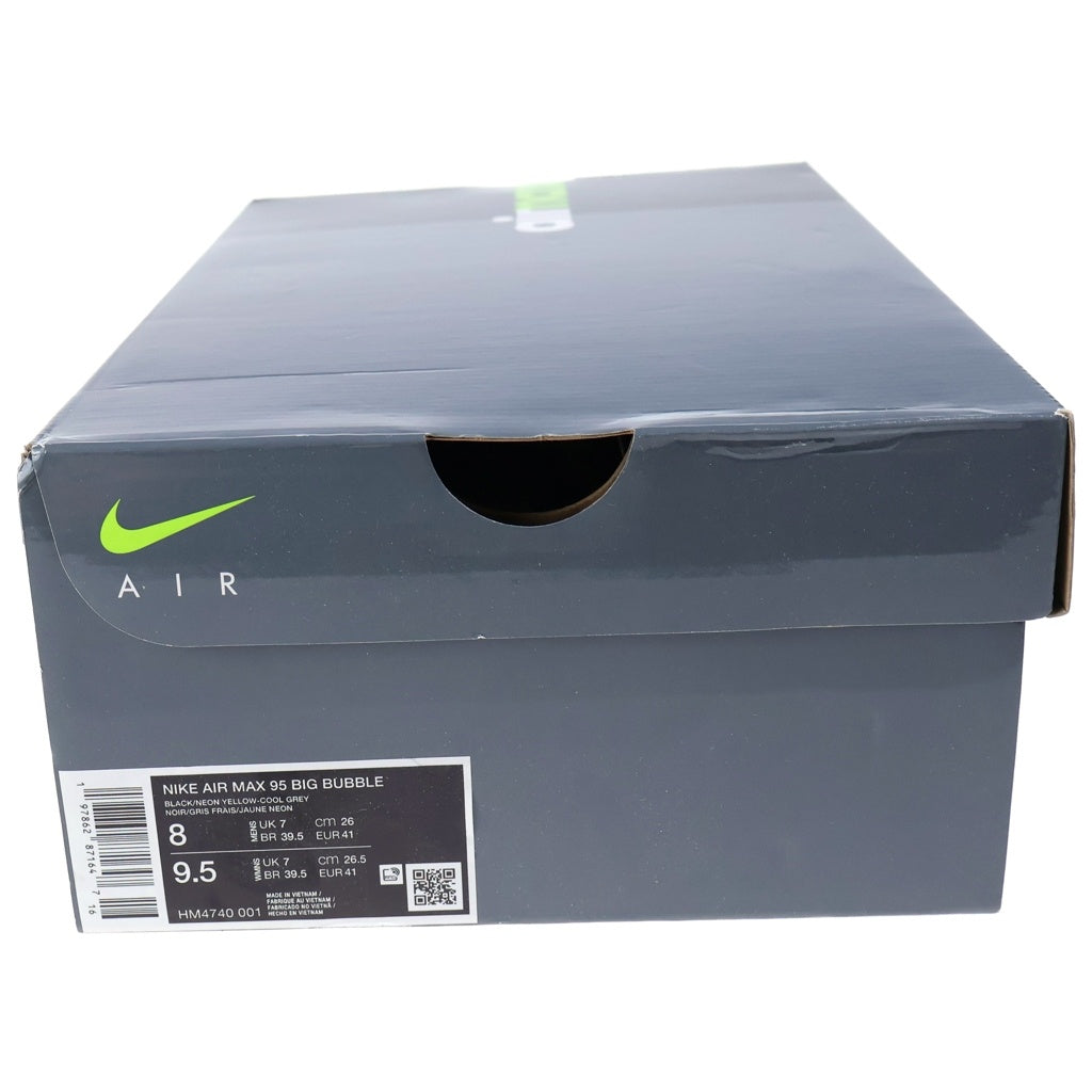 NIKE(ナイキ) エアマックス95 OG ビッグバブル ローカットスニーカー イエロー/グレー 2026 US8/26.0cm HM4740-001