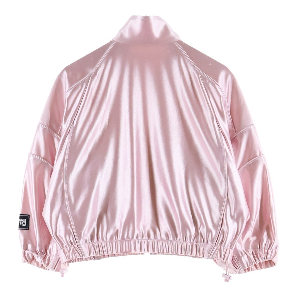 ALEXANDER WANG(アレキサンダーワン) BOMBER JACKET サテン ボンバージャケット ピンク 4CC3242090 レディース