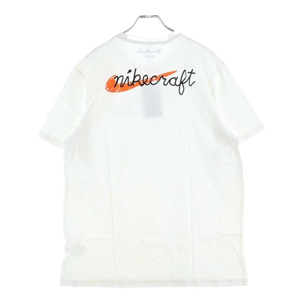 NIKE(ナイキ) ×Tom Sachs NIKECRAFT STUDIO TEE トムサックス ナイキクラフトスタジオ クルーネック カットソー 半袖Tシャツ ホワイト DM4732-100