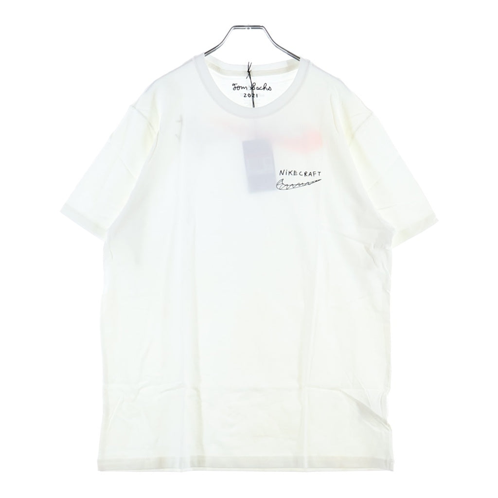 NIKE(ナイキ) ×Tom Sachs NIKECRAFT STUDIO TEE トムサックス ナイキクラフトスタジオ クルーネック カットソー 半袖Tシャツ ホワイト DM4732-100
