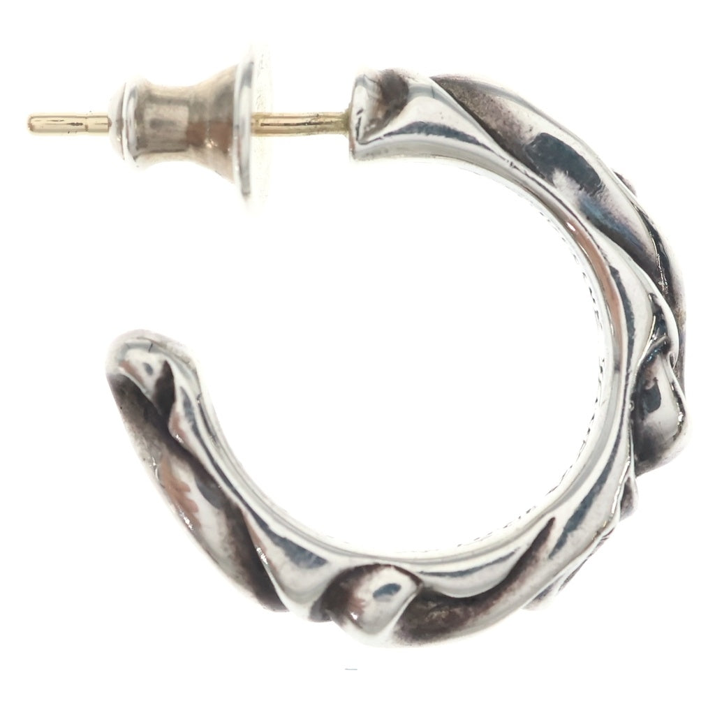 CHROME HEARTS(クロムハーツ) HOOP SCROOL スクロール フープピアス シルバー BCA102