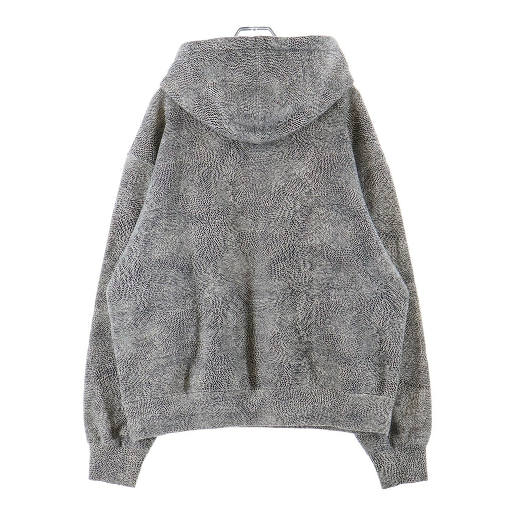 SUPREME(シュプリーム) 25SS Small Box Hooded Sweatshirt Snakeskin スモール ボックスロゴ スネークスキンデザイン フーデッド スウェット パーカー グレー
