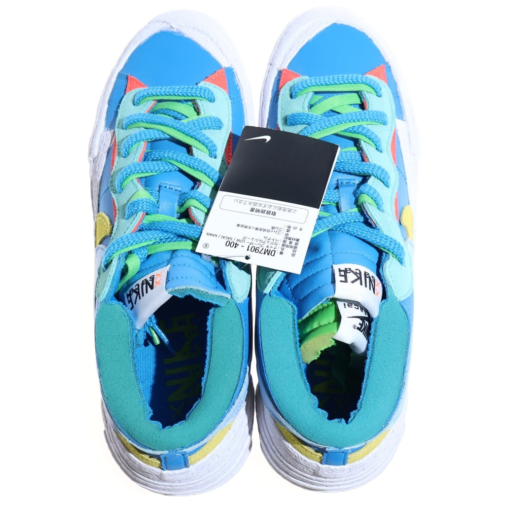 NIKE(ナイキ) ×Sacai ×KAWS BLAZER LOW NEPTUNE BLUE サカイ カウズ ブレーザー ローカットスニーカー ブルー/ホワイト US10.5/28.5cm DM7901-400