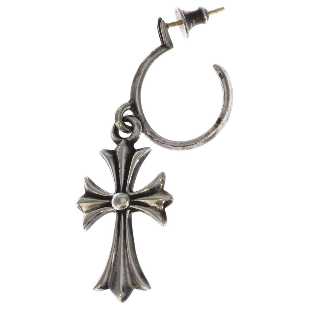 CHROME HEARTS(クロムハーツ) TINY CH CROSS タイニーCHクロス フープピアス シルバー BCA115