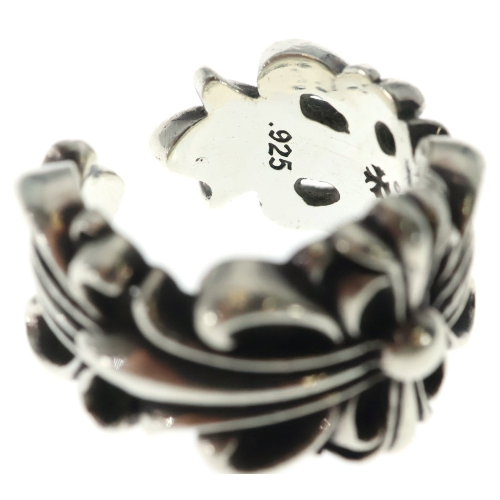 CHROME HEARTS(クロムハーツ) DBL FLRL CRS ダブルフローラルクロス リング シルバー BCA390