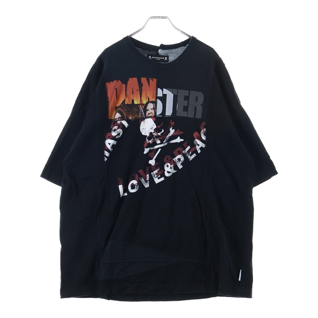 mastermind JAPAN(マスターマインドジャパン) 再構築デザイン クルーネック カットソー 半袖Tシャツ